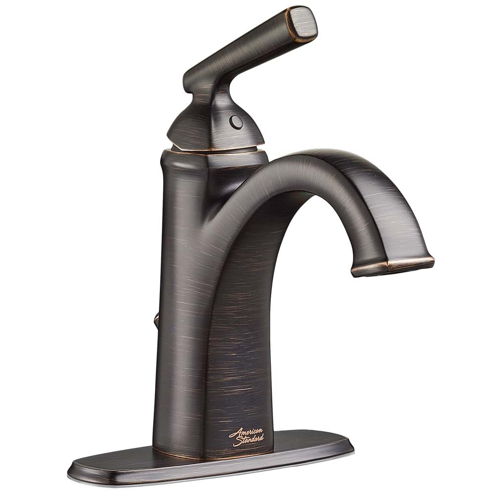Edgemere Single Hole Single Handle Bathroom Faucet 12 gpm 45 L min With Lever Handle LEGACY BRONZE